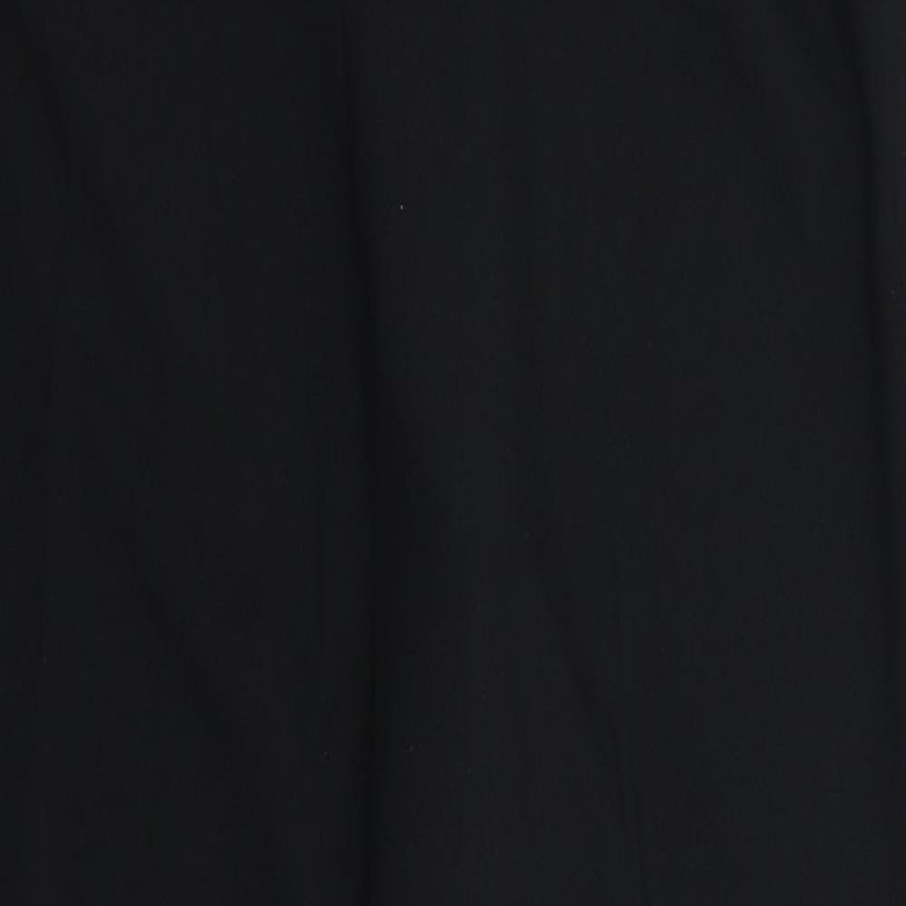 Womens UK Size 14 Marks and Spencer Slim Fit Dress Pants Black Trousers