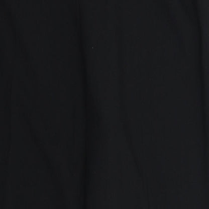 Womens UK Size 14 Marks and Spencer Slim Fit Dress Pants Black Trousers
