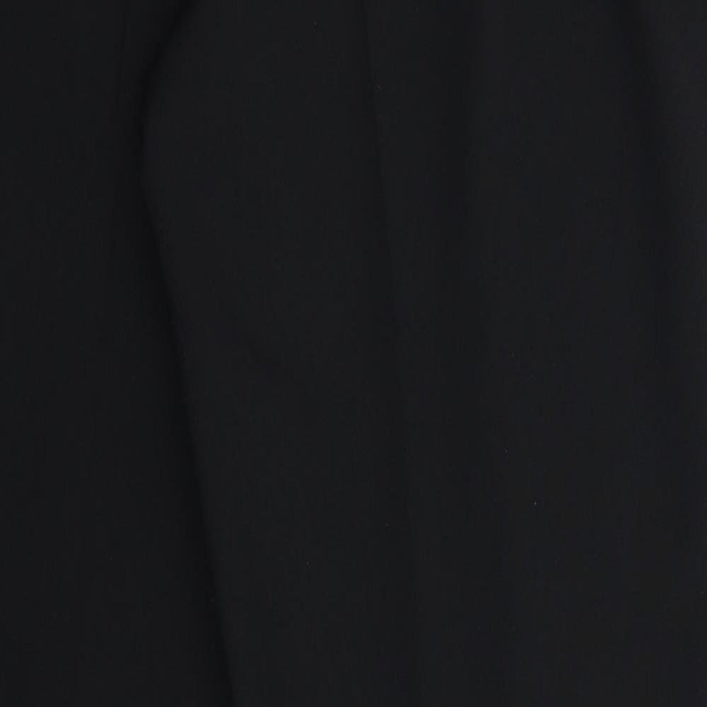 Womens UK Size 14 Marks and Spencer Slim Fit Dress Pants Black Trousers