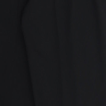 Womens UK Size 14 Marks and Spencer Slim Fit Dress Pants Black Trousers