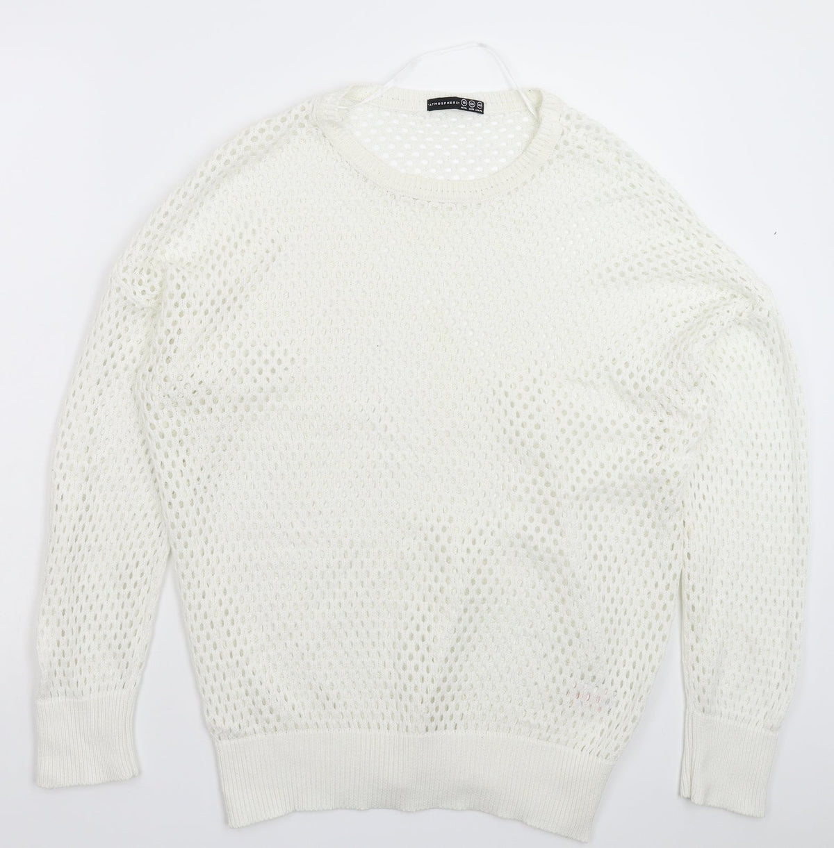 Atmosphere Womens White  Knit Pullover Jumper Size 18
