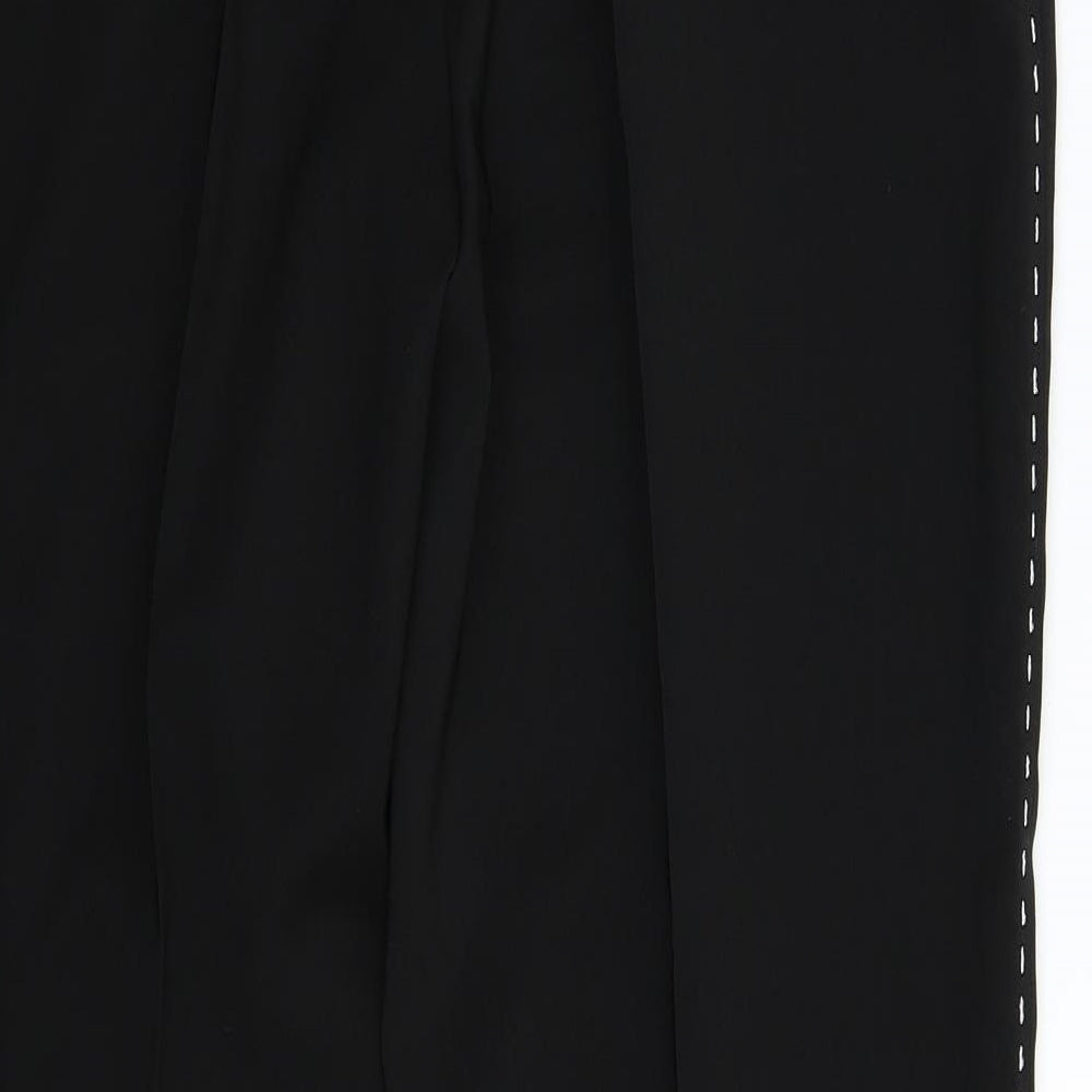 Womens UK Size 16 Atmosphere Regular Fit Dress Pants Black Trousers