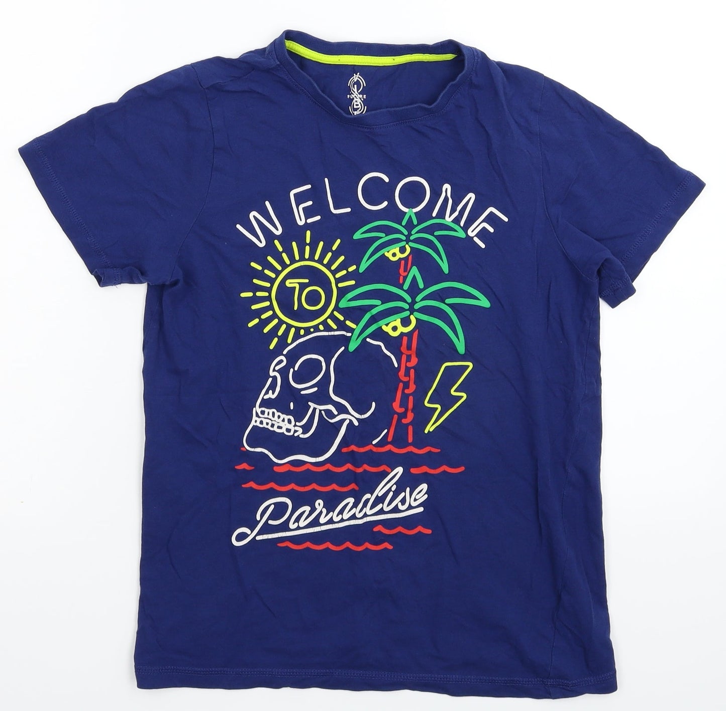 F&F Boys Blue   Basic T-Shirt Size 11-12 Years