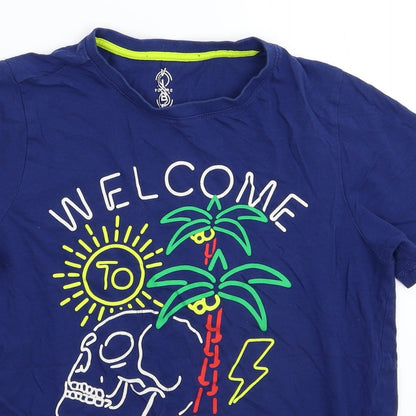 F&F Boys Blue   Basic T-Shirt Size 11-12 Years