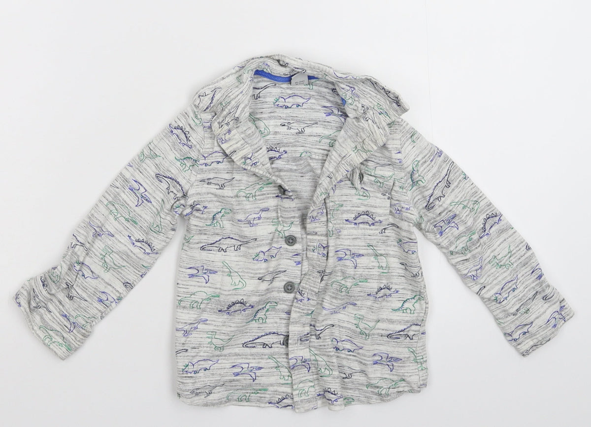 Tu Baby Grey   Basic Button-Up Size 18-24 Months