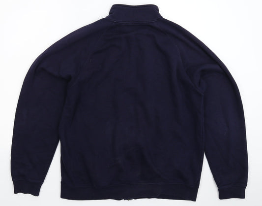 Mens UK Size L Fruit of the Loom Blue Jacket