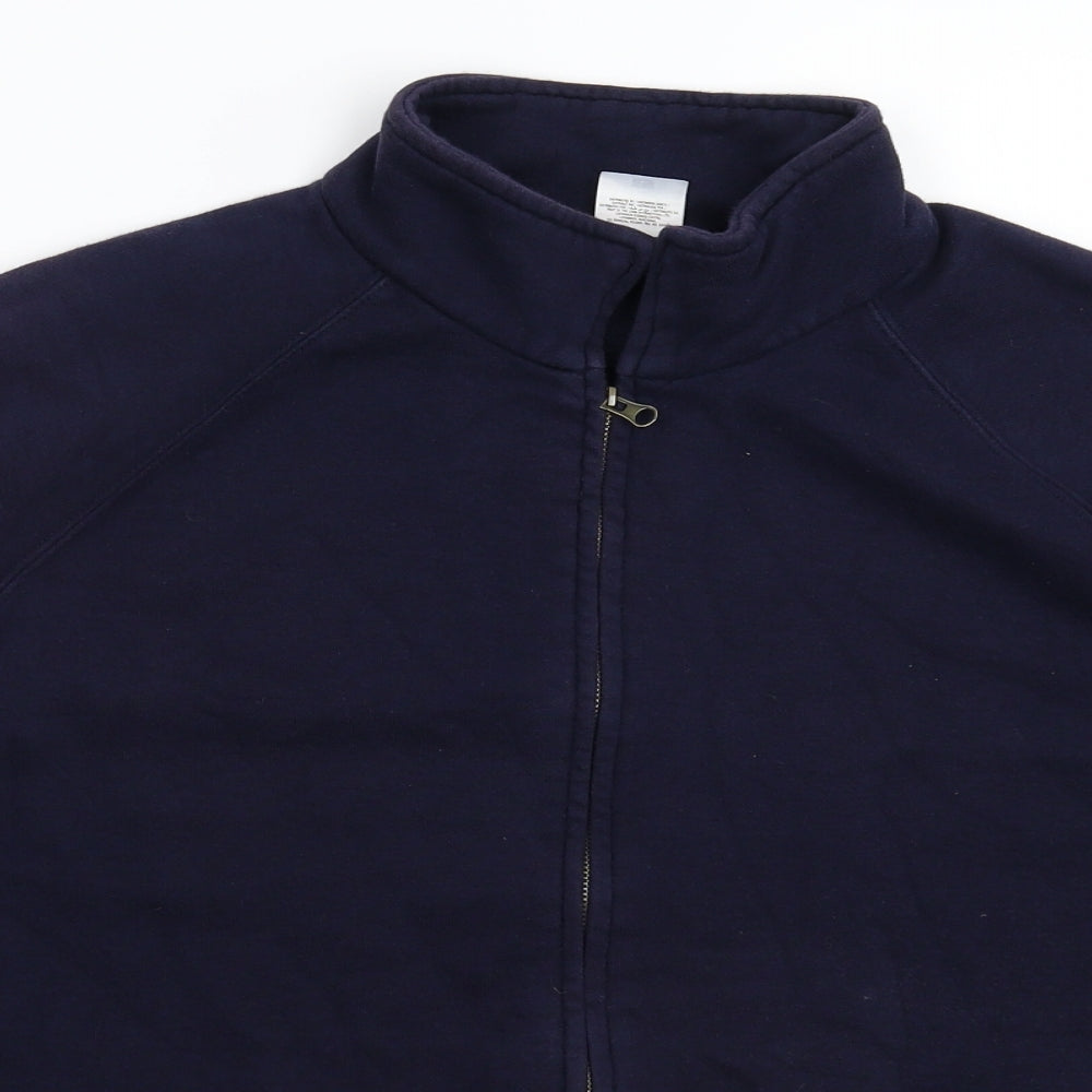 Mens UK Size L Fruit of the Loom Blue Jacket