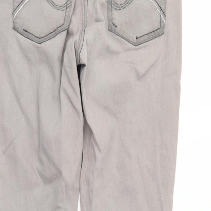 Womens UK Size 12 yesyes Regular Fit Straight Grey Jeans