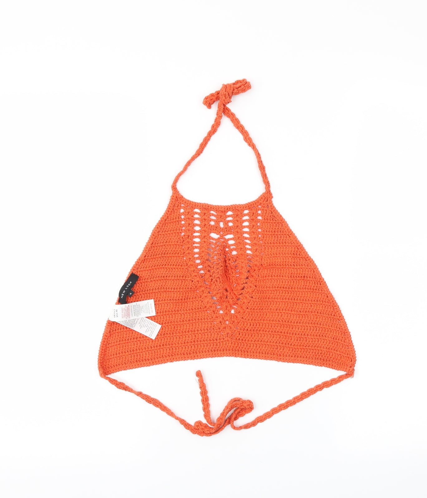 Womens UK Size S newlook Orange Camisole Tank