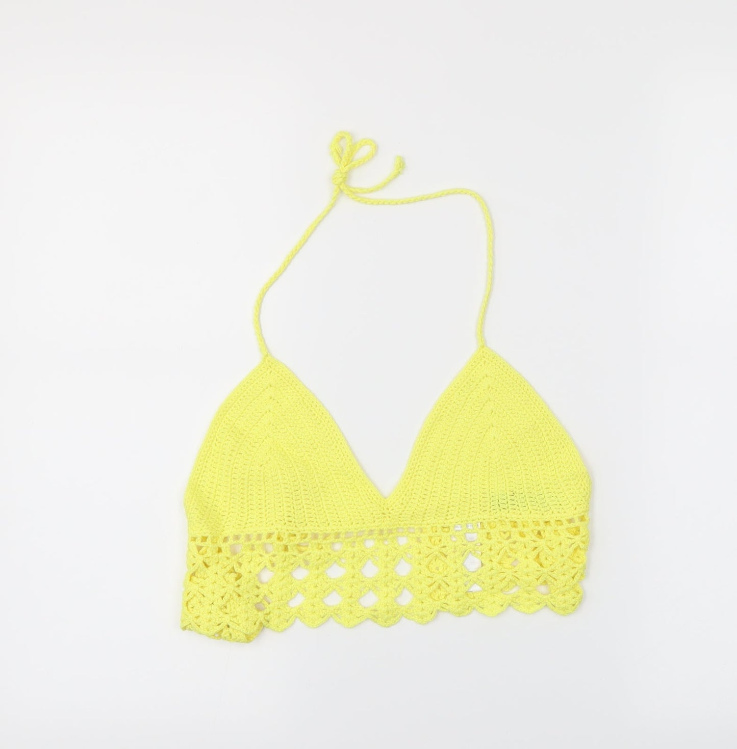 Atmosphere Womens Yellow   Cropped Tank Size XS