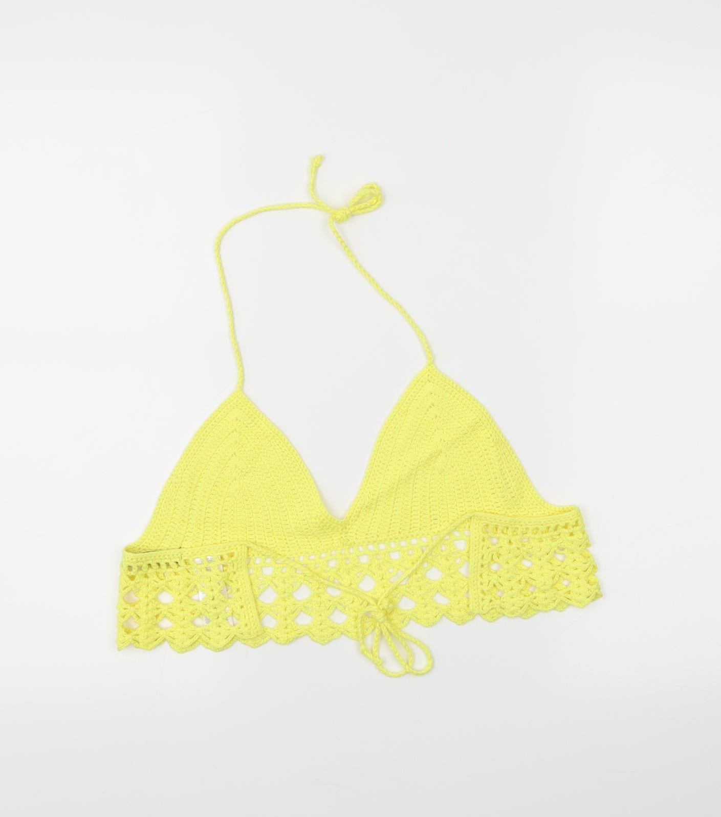 Atmosphere Womens Yellow   Cropped Tank Size XS