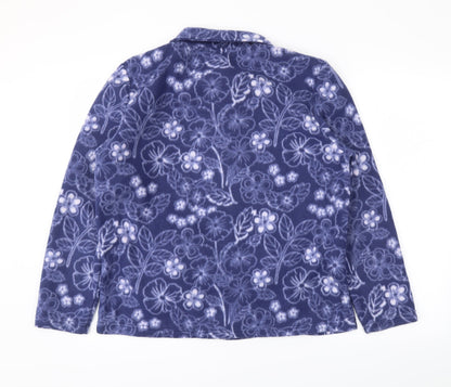 Preworn Womens Blue   Full Zip Jumper Size M