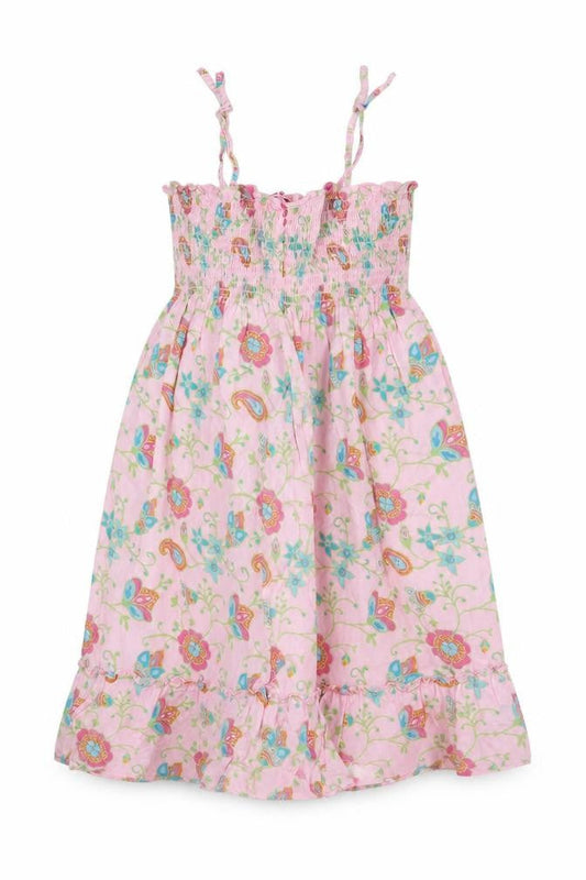 CQ Girls Pink Floral  Trapeze & Swing  Size 4-5 Years