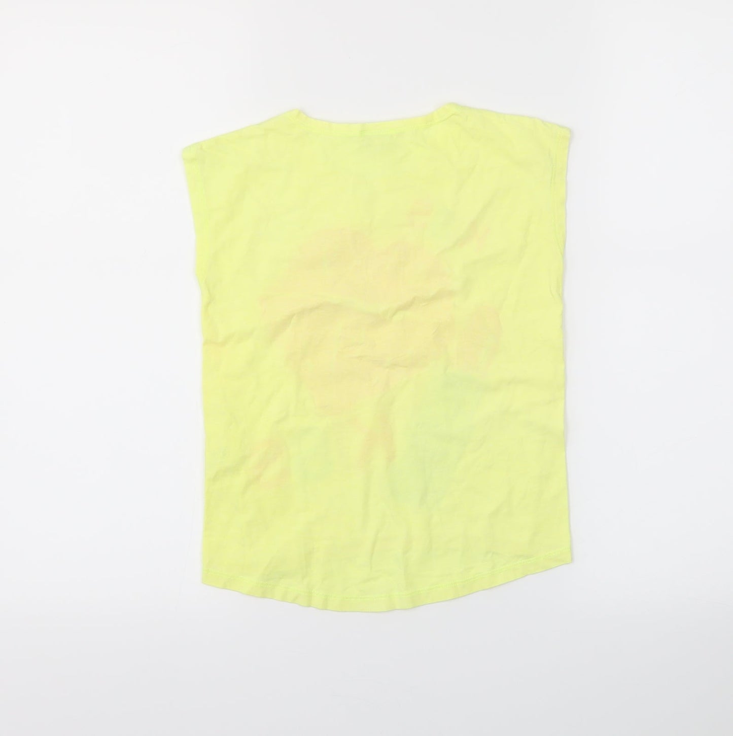 Miss Grant Girls Yellow   Pullover T-Shirt Size 6 Years