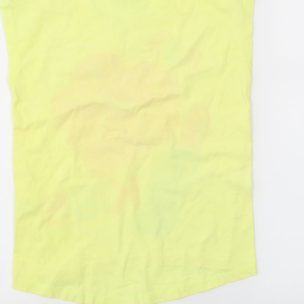 Miss Grant Girls Yellow   Pullover T-Shirt Size 6 Years