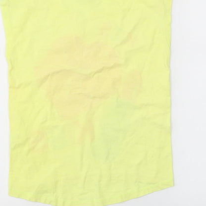 Miss Grant Girls Yellow   Pullover T-Shirt Size 6 Years