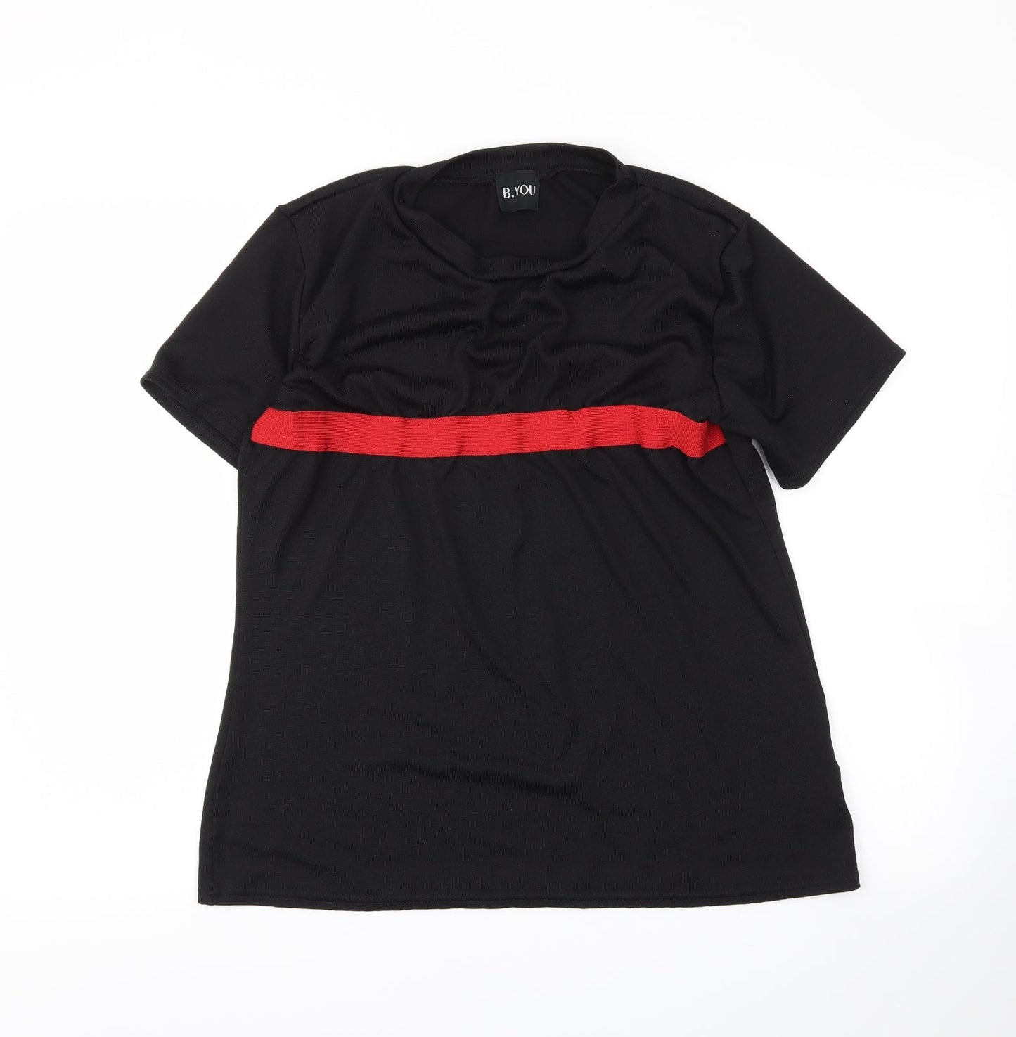 Womens UK Size 12 be you Black Basic T-Shirt