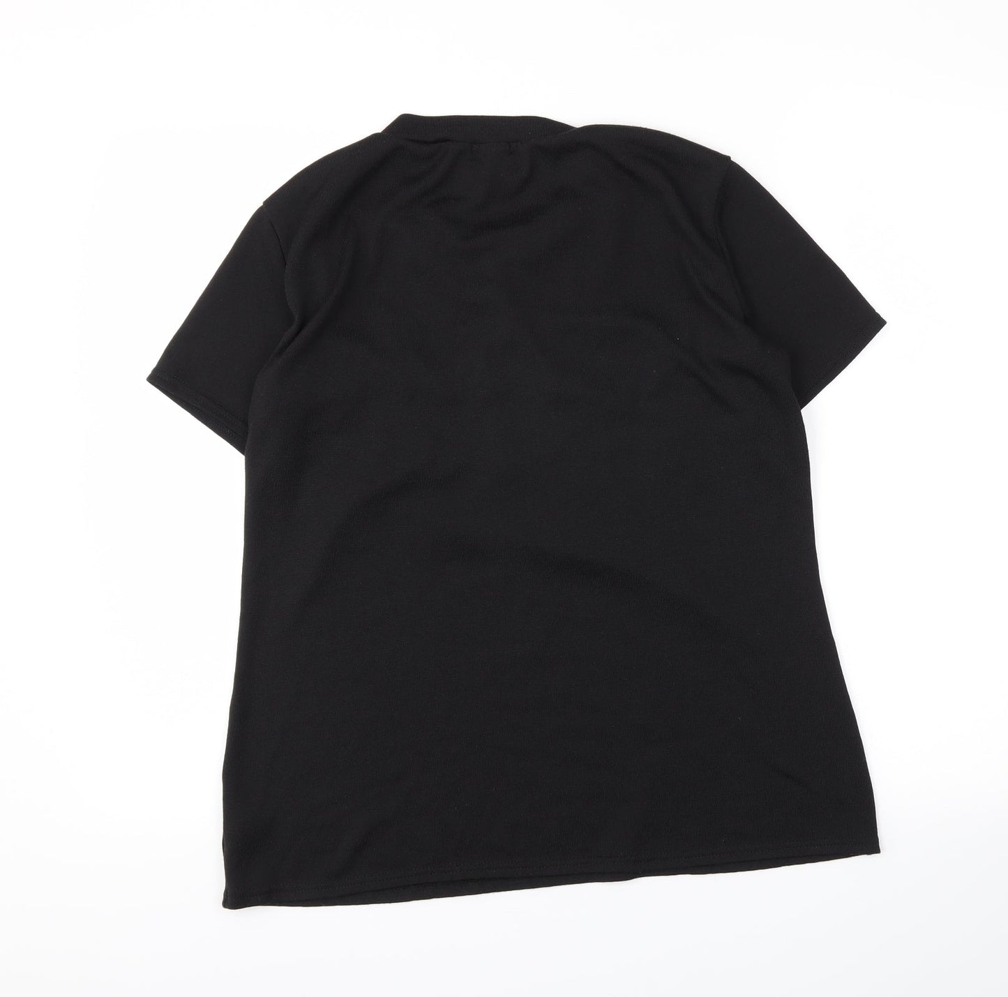 Womens UK Size 12 be you Black Basic T-Shirt