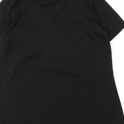 Womens UK Size 12 be you Black Basic T-Shirt
