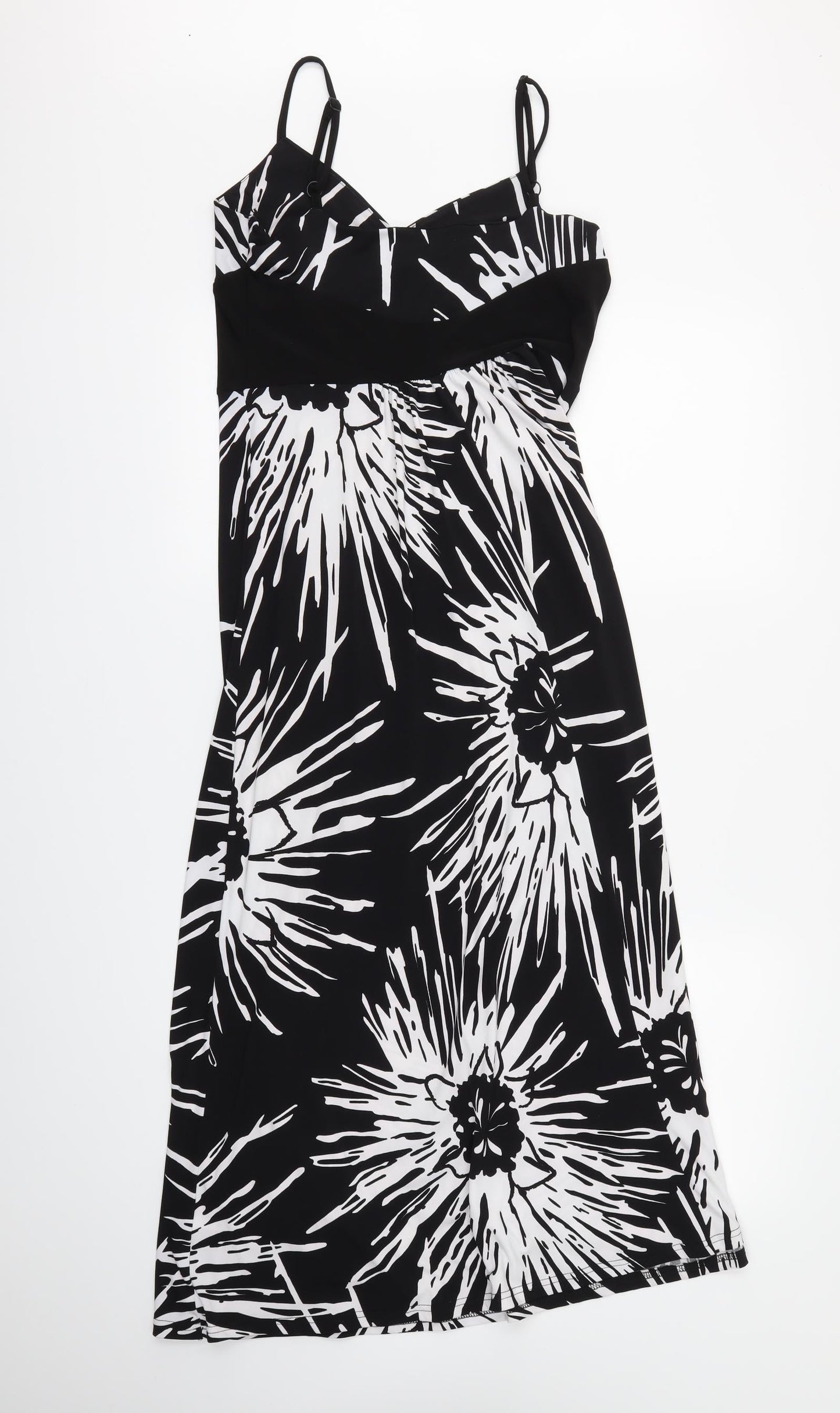 Kaleidoscope Womens Black Floral  Maxi  Size 10