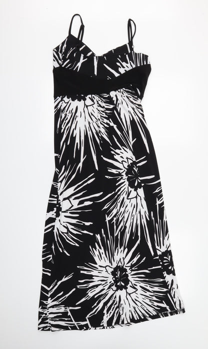 Kaleidoscope Womens Black Floral  Maxi  Size 10