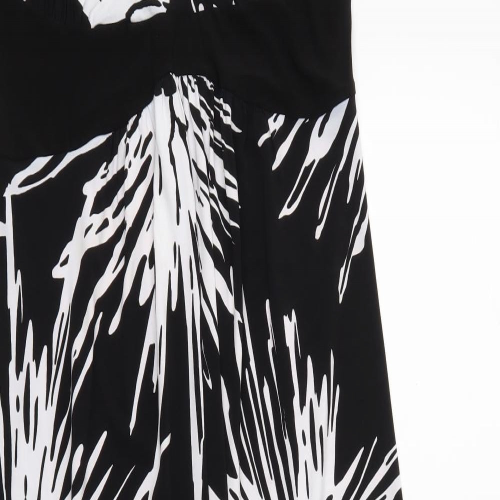 Kaleidoscope Womens Black Floral  Maxi  Size 10