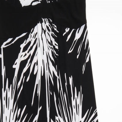 Kaleidoscope Womens Black Floral  Maxi  Size 10