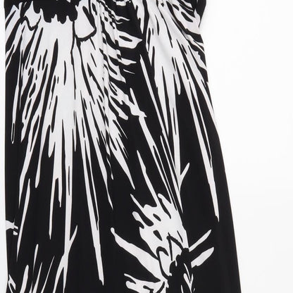Kaleidoscope Womens Black Floral  Maxi  Size 10