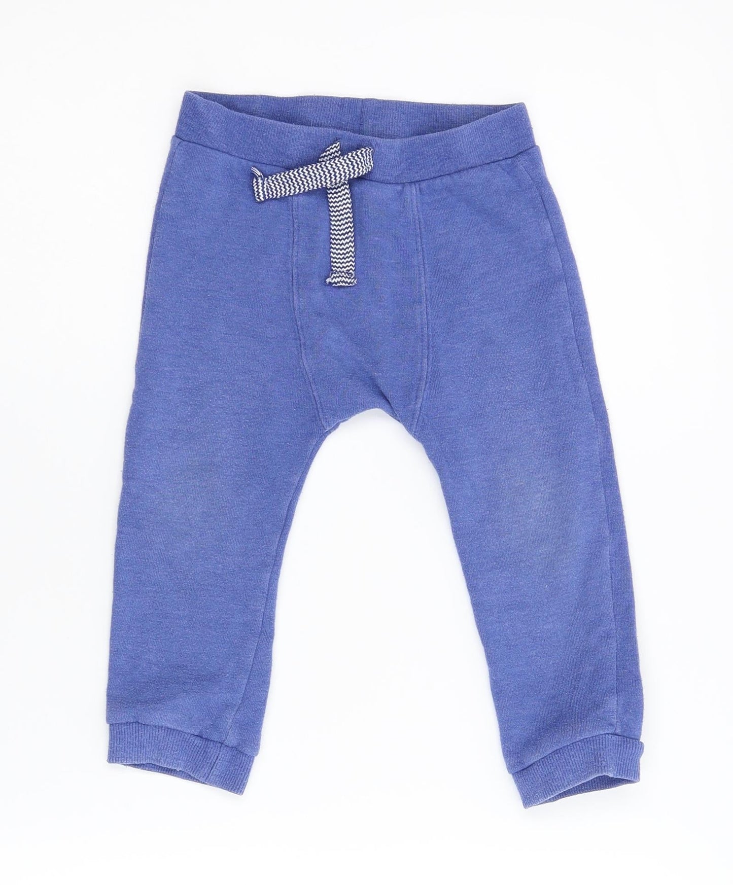 F&F Baby Blue  Flannel Jogger Leggings Size 18-24 Months
