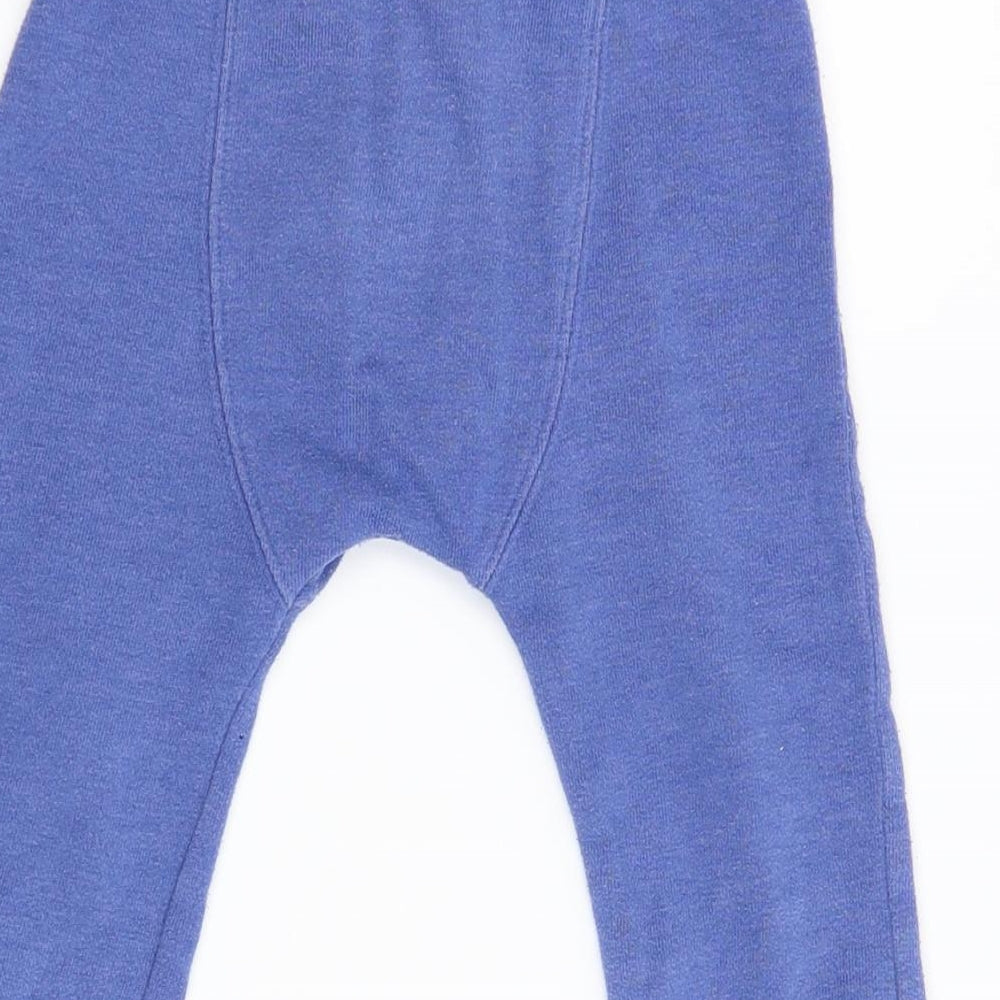 F&F Baby Blue  Flannel Jogger Leggings Size 18-24 Months