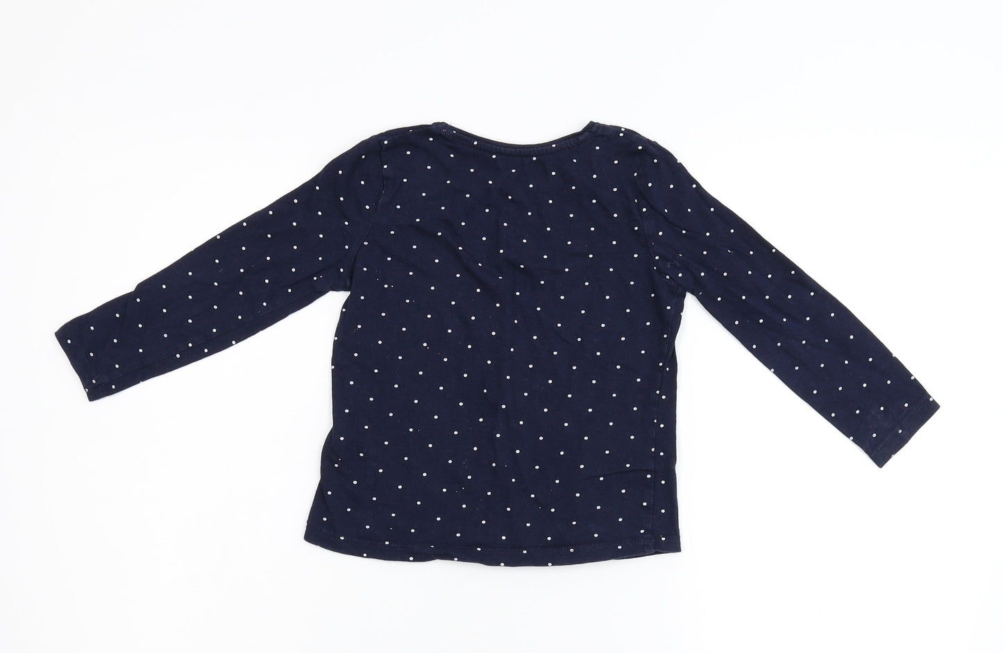 Primark Girls Blue  Flannel Basic T-Shirt Size 3-4 Years  - Daddy's Girl