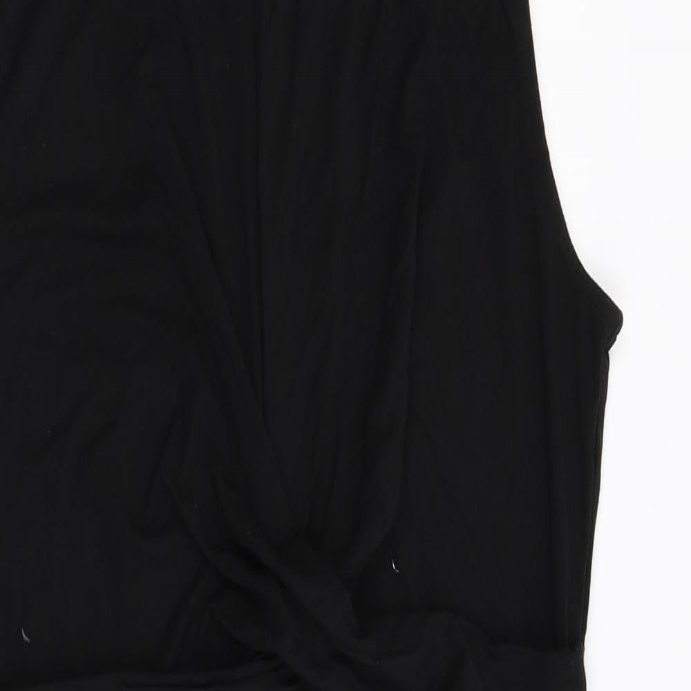 H&M Womens Black  Jersey Shift  Size L