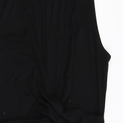 H&M Womens Black  Jersey Shift  Size L