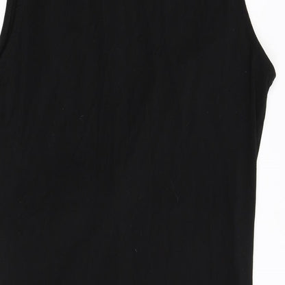H&M Womens Black  Jersey Shift  Size L
