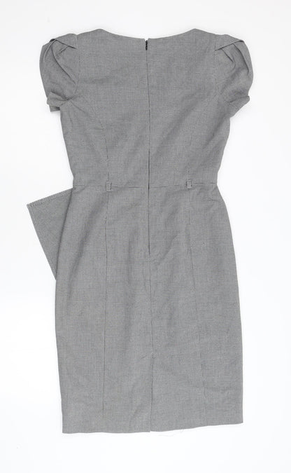 Marks & Spencer Womens Multicoloured Houndstooth  Shift  Size 10  - Fine Houndstooth