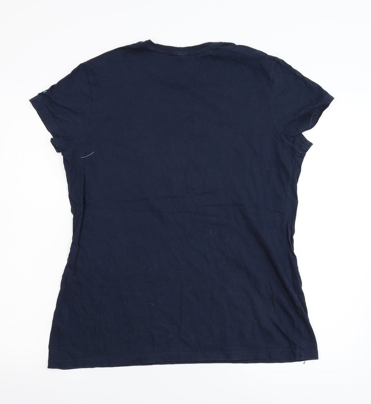 Reebok Mens Blue  Flannel  T-Shirt Size S