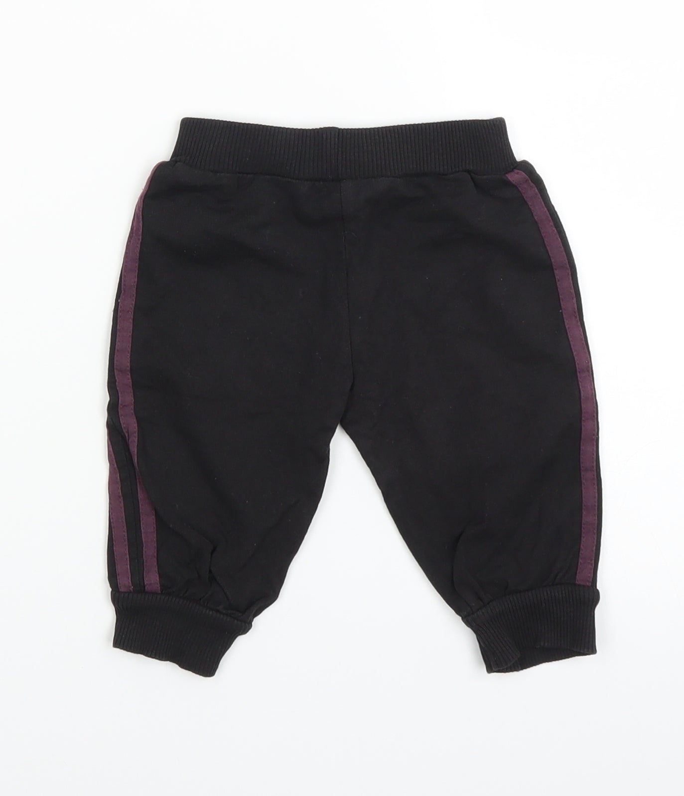 Adams Boys Black   Sweatpants Trousers Size 3-6 Months