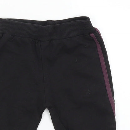 Adams Boys Black   Sweatpants Trousers Size 3-6 Months
