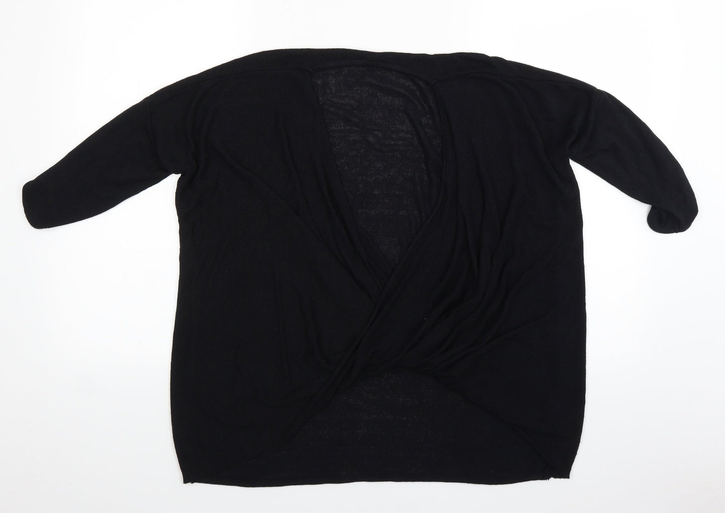 Womens UK Size 8 River Island Black Basic Blouse