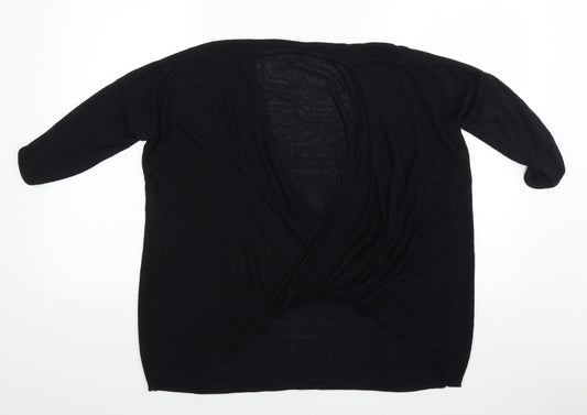Womens UK Size 8 River Island Black Basic Blouse