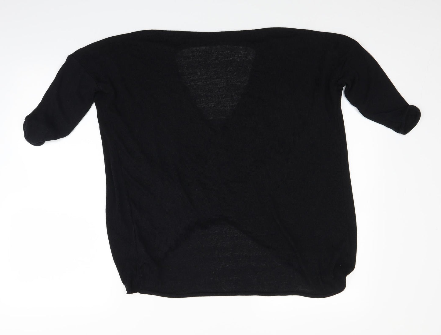 Womens UK Size 8 River Island Black Basic Blouse