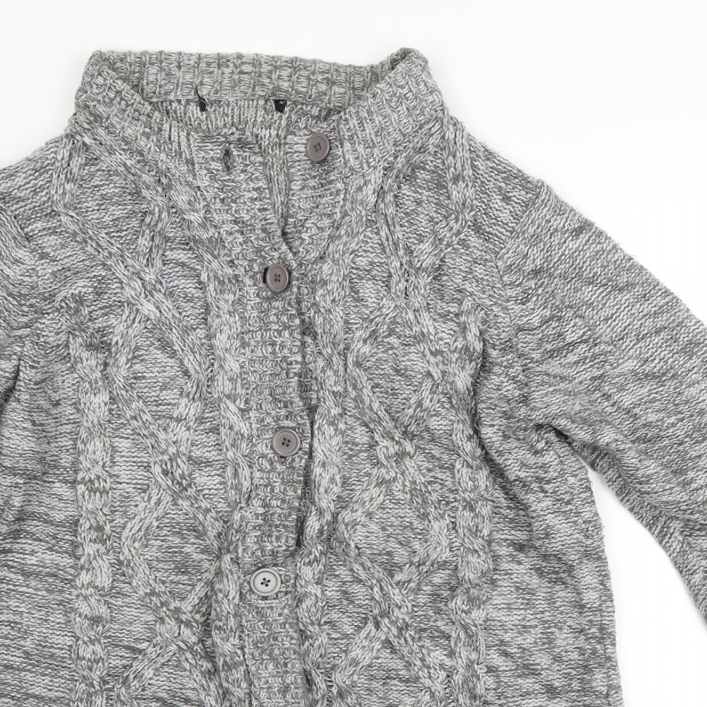 Preworn Womens Grey   Cardigan Jumper Size M