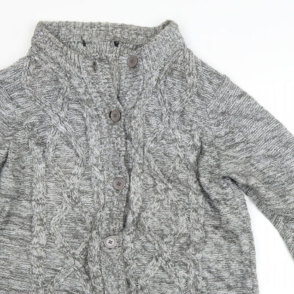Preworn Womens Grey   Cardigan Jumper Size M