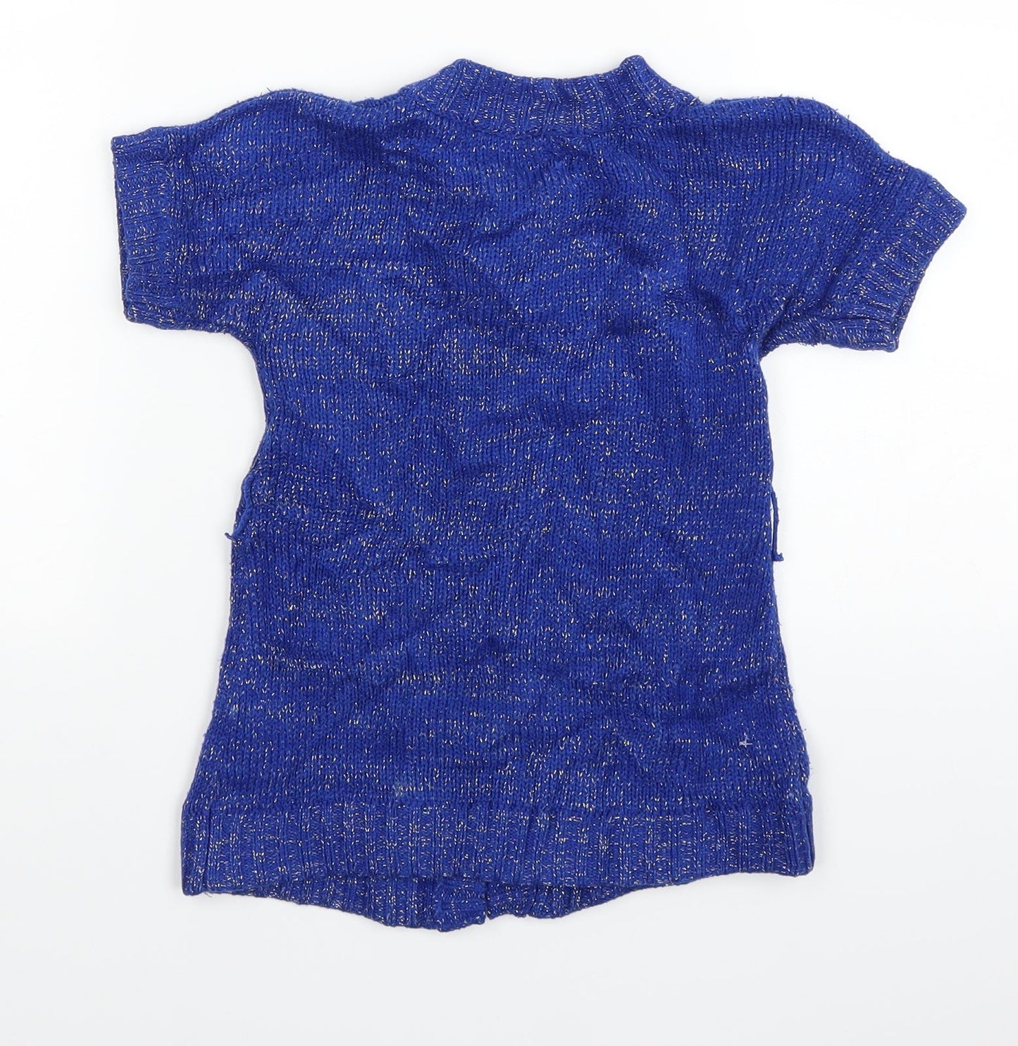 Pumpkin Patch Girls Blue   Cardigan Jumper Size 4 Years