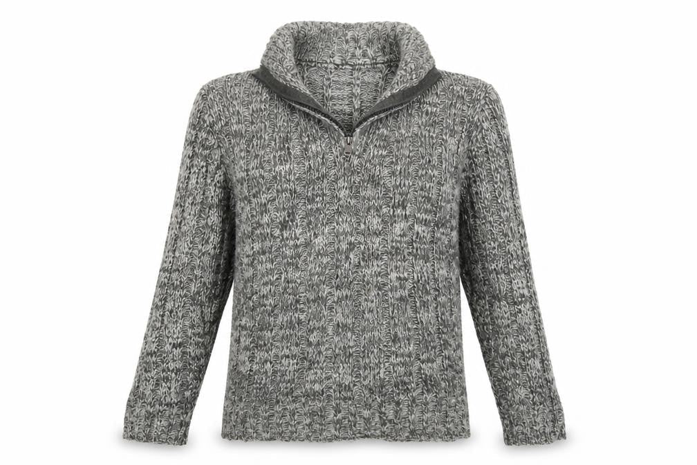 Mens UK Size M Easy Grey Pullover Sweatshirt