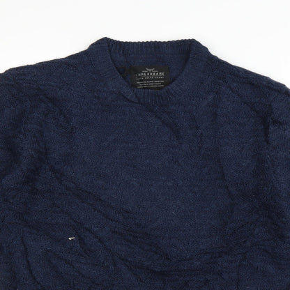 Threadbare Mens Blue   Pullover Jumper Size M