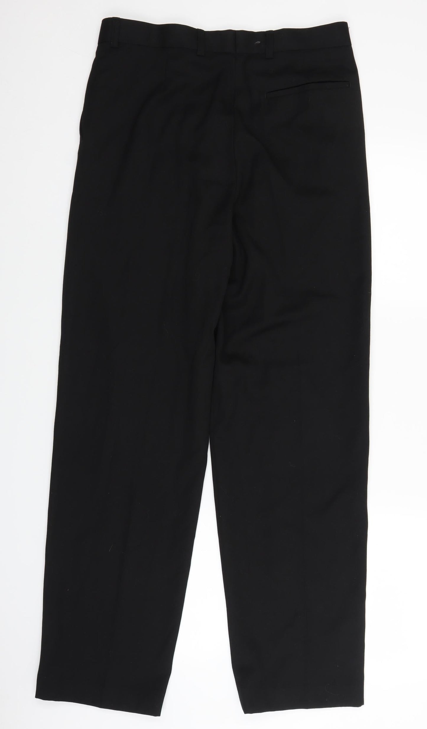 Burton Mens Black   Trousers  Size 32 in L29 in