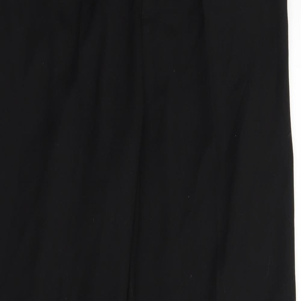 Burton Mens Black   Trousers  Size 32 in L29 in