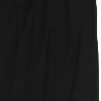 Burton Mens Black   Trousers  Size 32 in L29 in