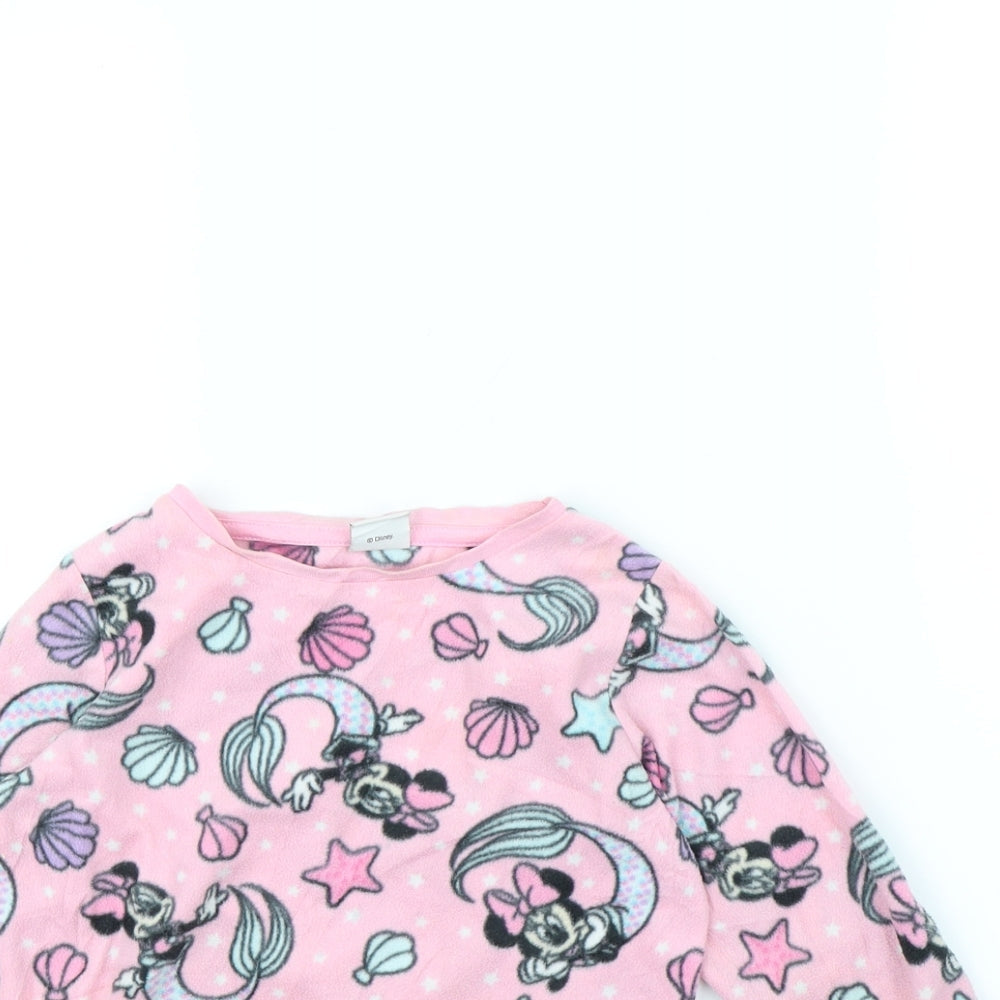 Disney Girls Pink Spotted  Cami Pyjama Top Size 5 Years  - Minnie mouse